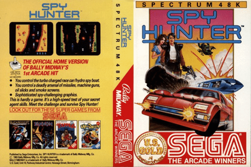 Spy Hunter box art for ZX Spectrum